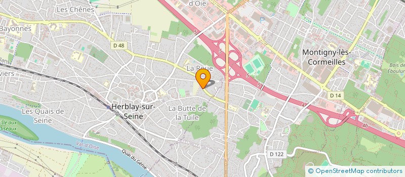 localisation de l'entreprise ETCA  HERBLAY-SUR-SEINE