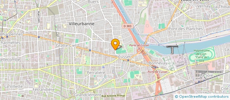 localisation de l'entreprise ETCAETERA  VILLEURBANNE