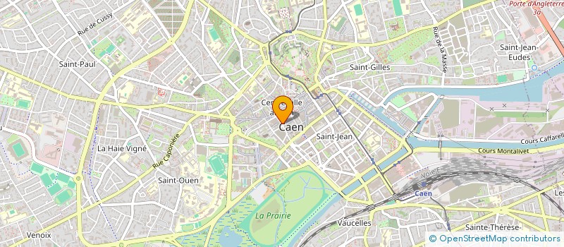localisation de l'entreprise ETCB  CAEN