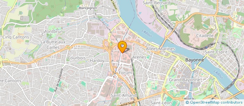 localisation de l'entreprise ETCB à BAYONNE