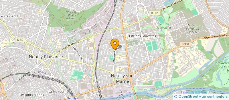 localisation de l'entreprise ETCE 93 à NEUILLY SUR MARNE