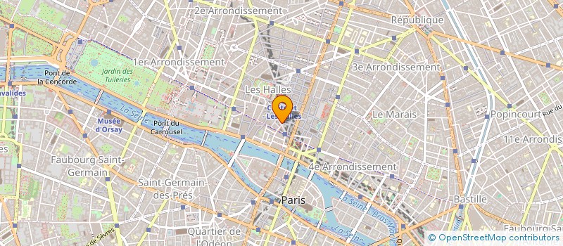 localisation de l'entreprise ETCETERA à PARIS