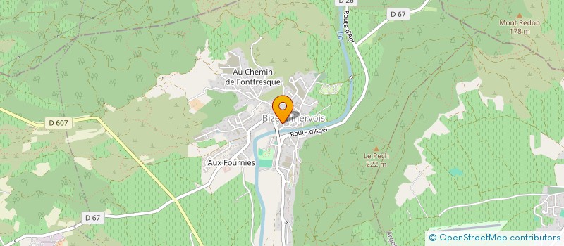 localisation de l'entreprise ETCHART ALINE  BIZE-MINERVOIS