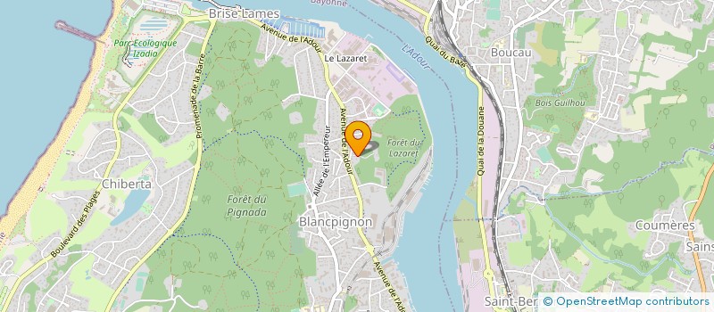 localisation de l'entreprise ETCHART PEIO MENUISERIE  ANGLET