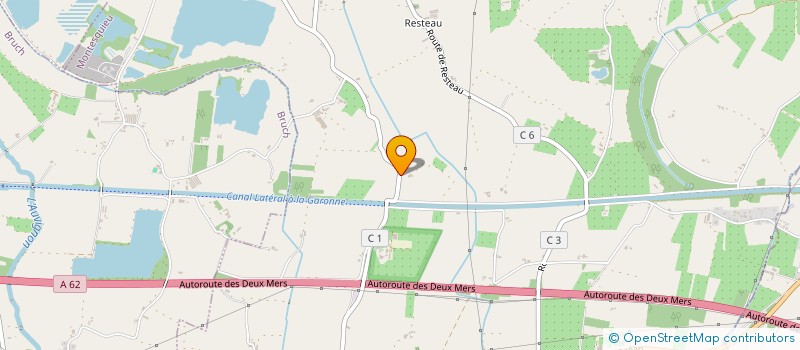 localisation de l'entreprise ETCHE  MONTESQUIEU