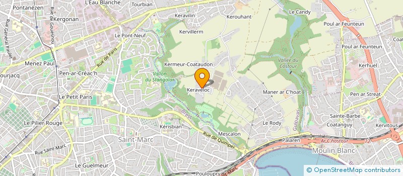 localisation de l'entreprise ETCHE ANATOLE 145  GUIPAVAS