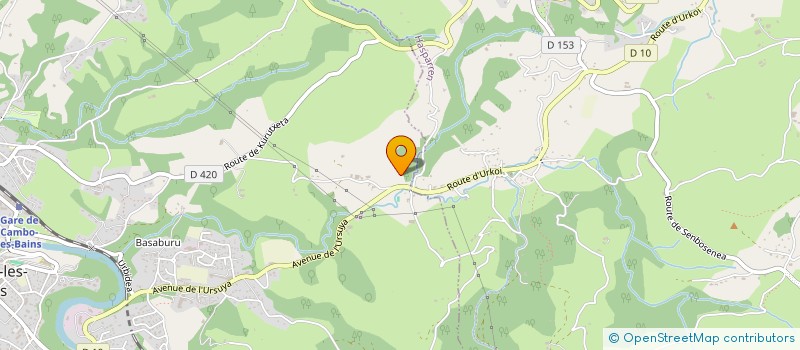 localisation de l'entreprise ETCHE-BAT à SOURAIDE