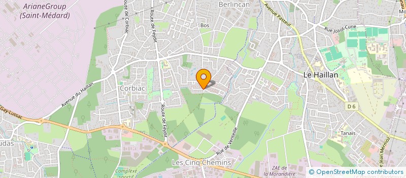 localisation de l'entreprise ETCHE BORTU GANEKO ETXIA  SAINT-MEDARD-EN-JALLES