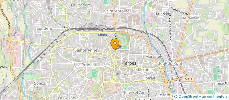 localisation de l'entreprise ETCHE IDA  TARBES