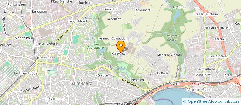 localisation de l'entreprise ETCHE KOAT  GUIPAVAS