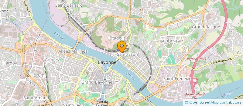localisation de l'entreprise ETCHE ONA à BAYONNE