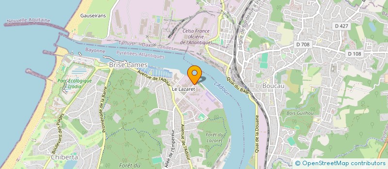 localisation de l'entreprise ETCHE PETTAN  ANGLET