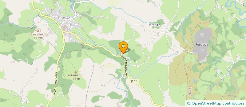 localisation de l'entreprise ETCHEGARAY AMIANO à AYHERRE