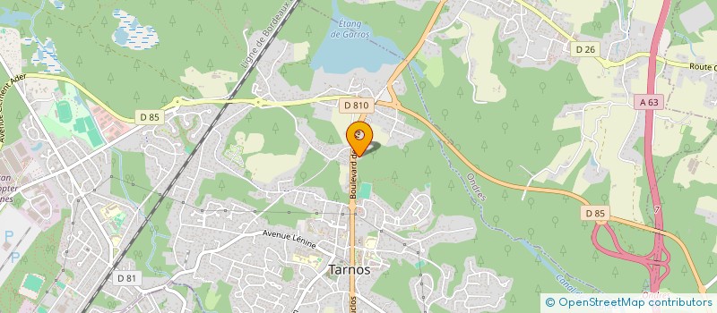 localisation de l'entreprise ETCHEGOYHEN CREATIONS  TARNOS