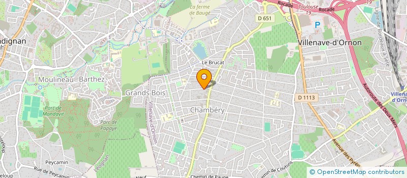 localisation de l'entreprise ETCHEMENDY AGENCEMENT à VILLENAVE-D'ORNON