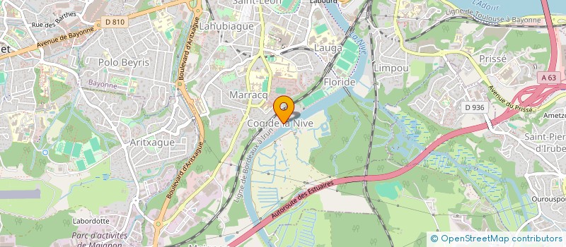 localisation de l'entreprise ETCHEPARE à BAYONNE