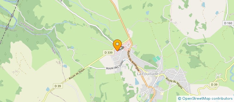 localisation de l'entreprise ETCHESAR  LA FOUILLADE