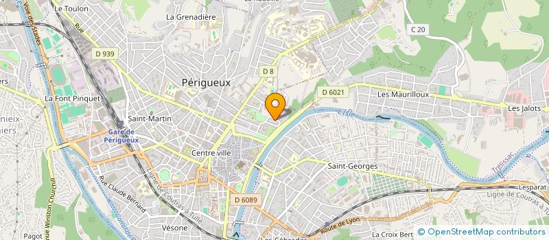 localisation de l'entreprise ETCHEVERRY IMMOBILIER à PERIGUEUX