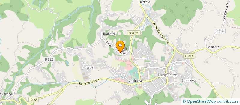 localisation de l'entreprise ETCHEVERRY JULIEN à HASPARREN