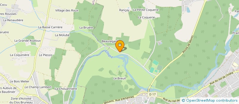 localisation de l'entreprise ETCL BALLAN  MONTS