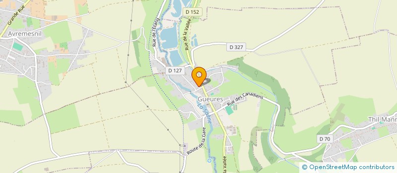 localisation de l'entreprise ETCM  GUEURES