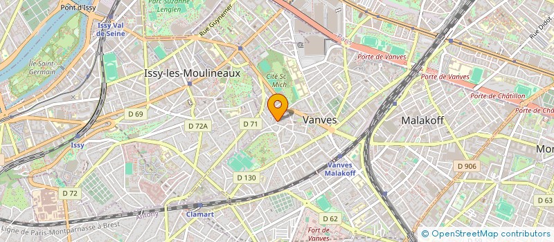 localisation de l'entreprise ETCO à VANVES