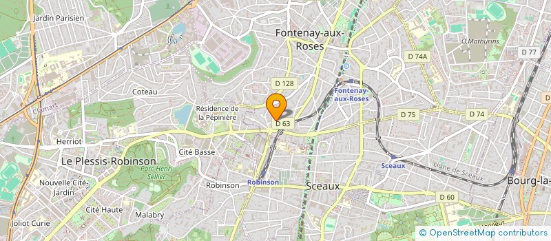 localisation de l'entreprise ETCO à FONTENAY-AUX-ROSES