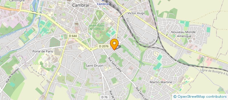 localisation de l'entreprise ETCP à CAMBRAI