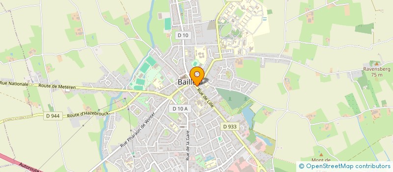 localisation de l'entreprise ETCV à BAILLEUL