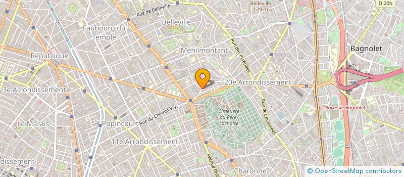 localisation de l'entreprise ETD COMPANY à PARIS
