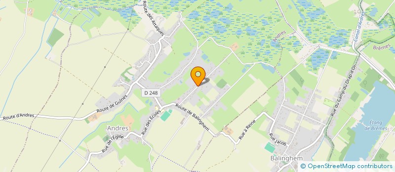 localisation de l'entreprise ETDC  ANDRES