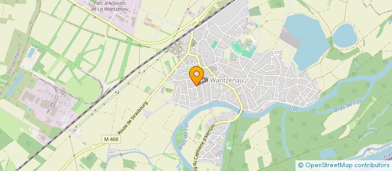 localisation de l'entreprise ETDEUN  LA WANTZENAU