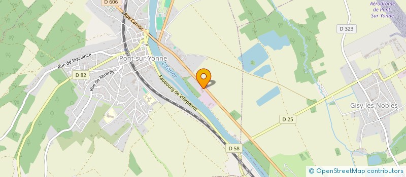 localisation de l'entreprise ETDL à PONT-SUR-YONNE