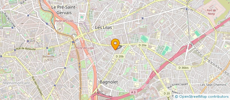 localisation de l'entreprise ETDM PARTNERS à BAGNOLET
