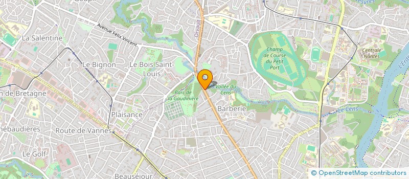 localisation de l'entreprise ETE 82 à NANTES