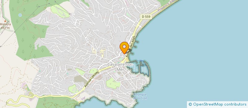 localisation de l'entreprise ETE 83 à CAVALAIRE-SUR-MER