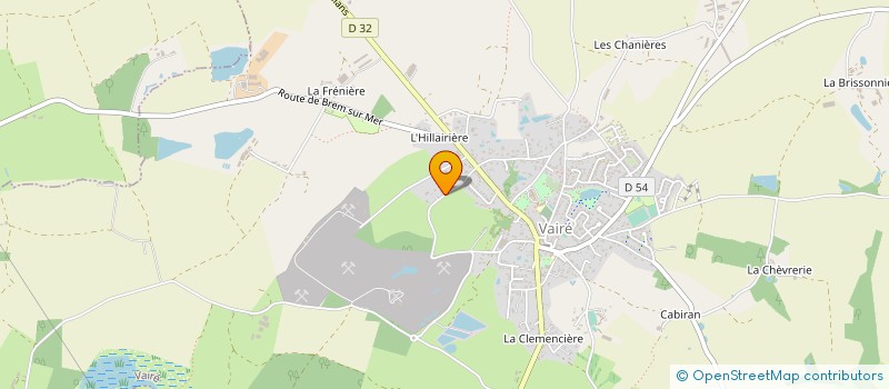 localisation de l'entreprise ETE PISCINE à VAIRE