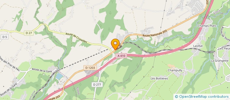 localisation de l'entreprise ETEAUX BOULANGERIE  ETAUX