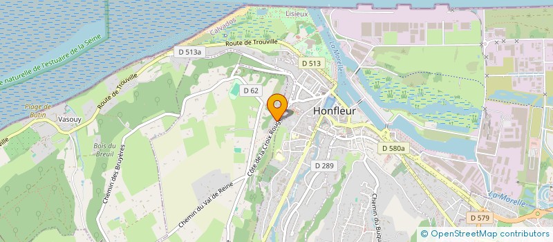 localisation de l'entreprise ETEC IMMO à EQUEMAUVILLE