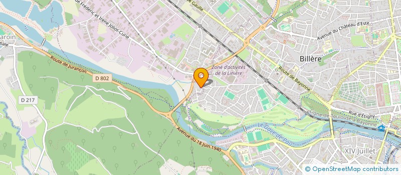 localisation de l'entreprise ETECH CONSULTING à BILLERE