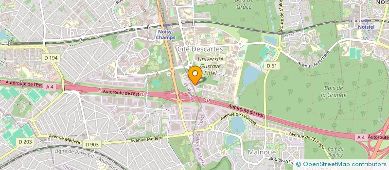 localisation de l'entreprise ETECMA SARL  CHAMPS-SUR-MARNE