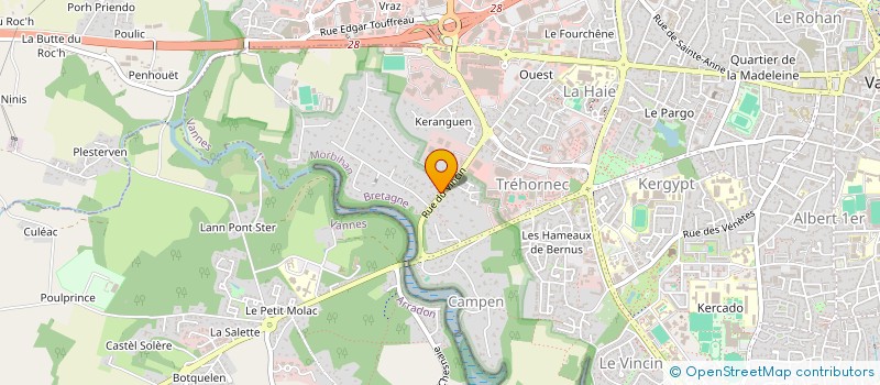 localisation de l'entreprise ETEF SAS à VANNES