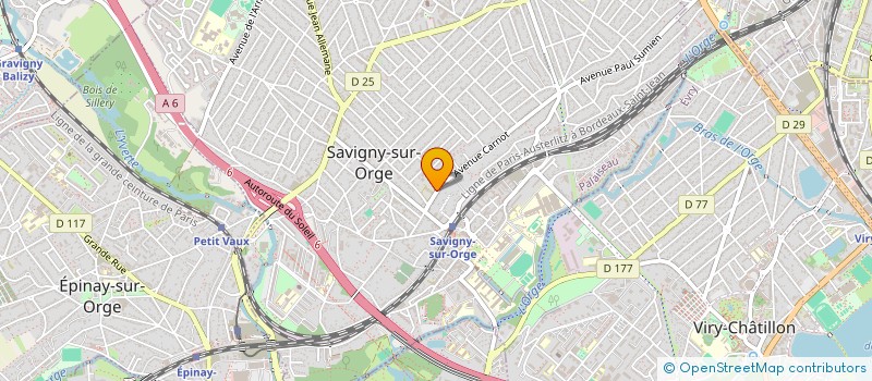 localisation de l'entreprise ETEH à SAVIGNY-SUR-ORGE
