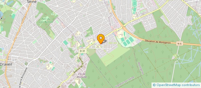 localisation de l'entreprise ETEK SERVICES  VIGNEUX-SUR-SEINE