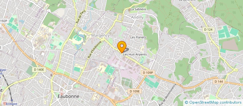 localisation de l'entreprise ETEL à ANDILLY