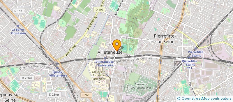localisation de l'entreprise ETEL à VILLETANEUSE