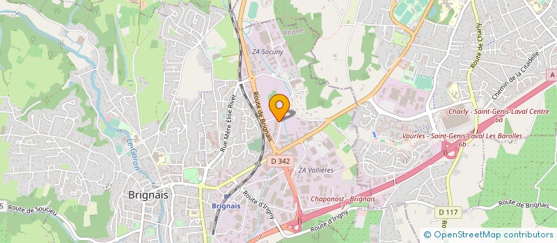 localisation de l'entreprise ETEL A V O CONCEPT à BRIGNAIS