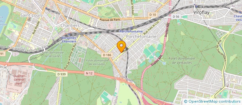 localisation de l'entreprise ETELEC à VERSAILLES