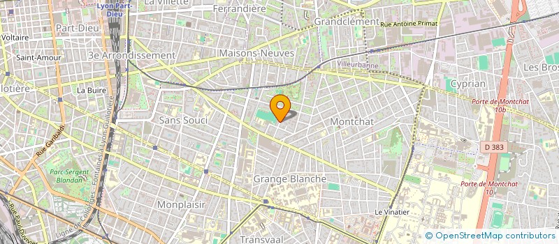 localisation de l'entreprise ETELEK à LYON