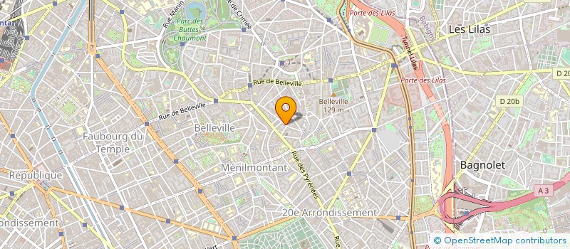 localisation de l'entreprise ETELINFO INT'L  PARIS